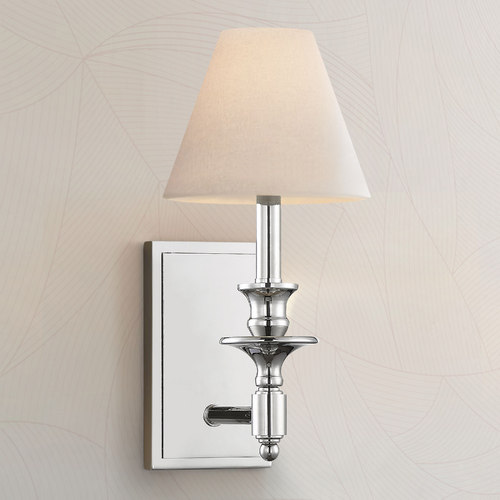 Savoy House Washburn Polished Nickel Sconce by Savoy House 9-0700-1-109