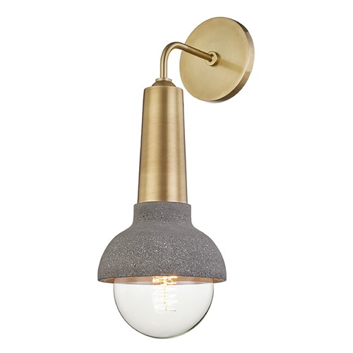 Macy Aged Brass Sconce by Mitzi by Hudson Valley