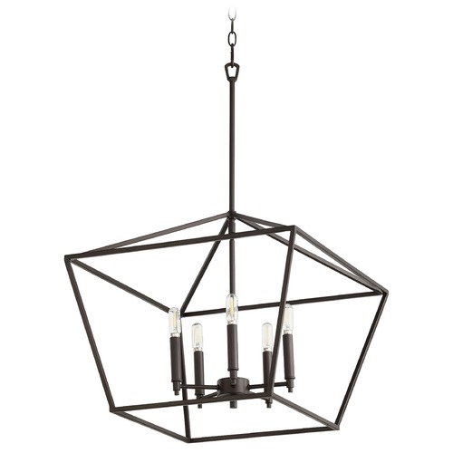 Gabriel Oiled Bronze Pendant by Quorum Lighting