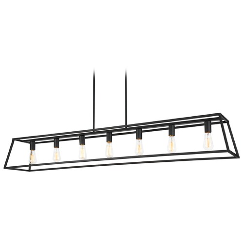 Matteo Lighting Candor Rusty Black Chandelier by Matteo Lighting C57017RB