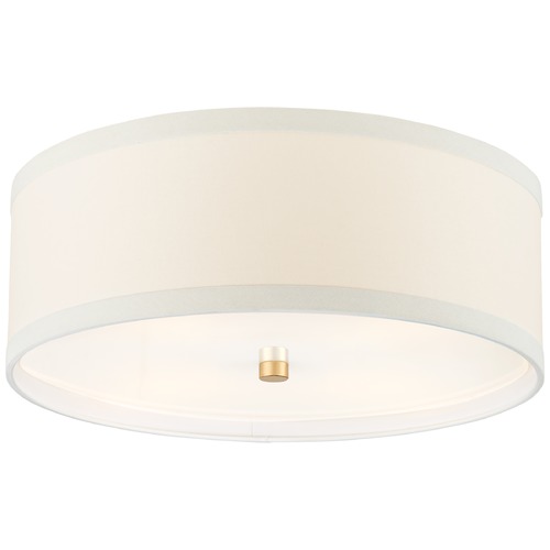 Kate Spade New York Walker Flush Mount in Gild by Visual Comfort Signature