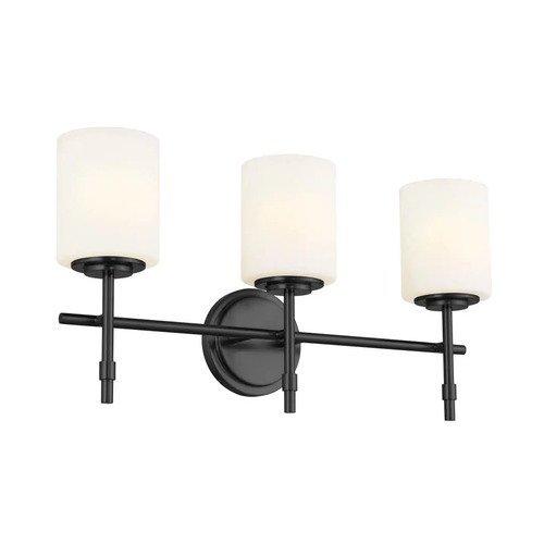 Ali 3-Light Bath Light in Black by Kichler Lighting