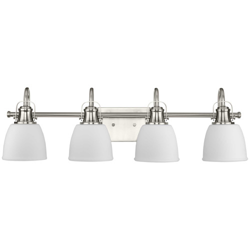 Progress Lighting Preston 4-Light Brushed Nickel Vanity Light