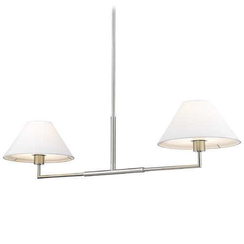 Z-Lite Leila Brushed Nickel Island Light