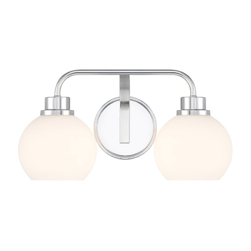 Meridian Chrome Bathroom Light