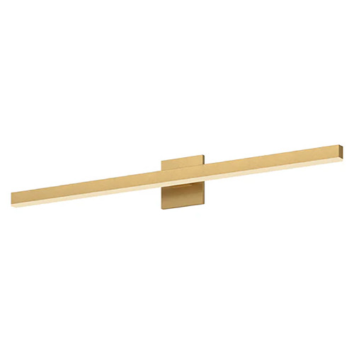 Kuzco Lighting Vega Brushed Gold LED Vertical Bathroom Light