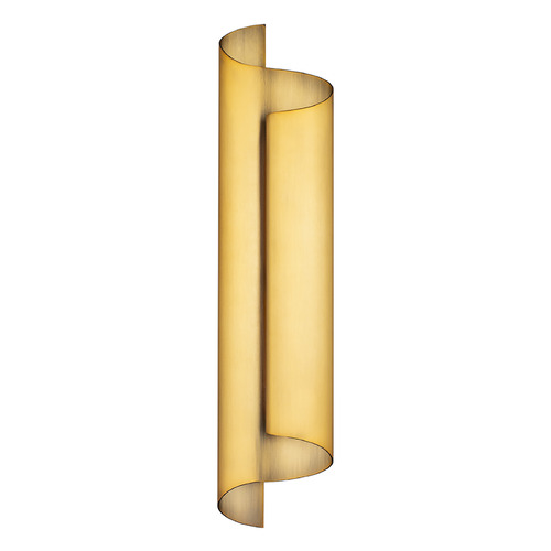 Modern Forms Pirouette Aged Brass LED Sconce