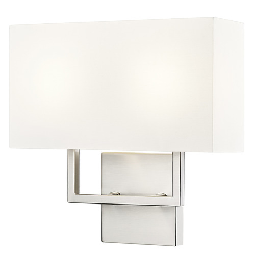 Z-Lite Saxon Brushed Nickel Sconce