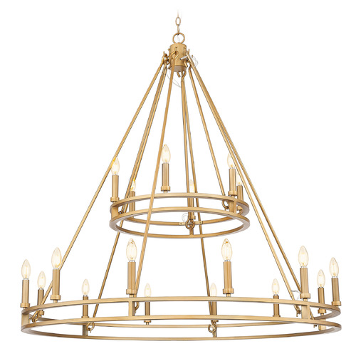 Z-Lite Dennison Signature Brass Chandelier