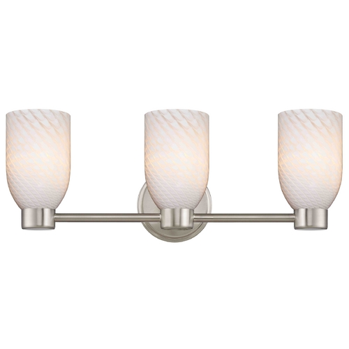 Design Classics Lighting Aon Fuse Satin Nickel Bathroom Light 1803-09 GL1020D