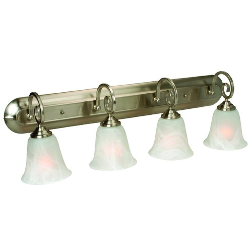 Cecilia 32-Inch Brushed Polished Nickel Bath Light by Craftmade Lighting