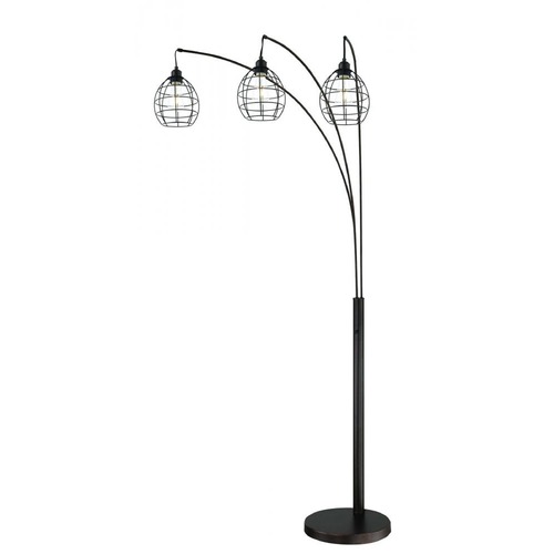 Kaden Copper Bronze Arc Lamp by Lite Source Lighting