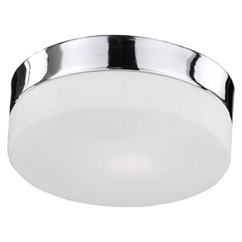 Modern Chrome Flush Mount by Kuzco Lighting