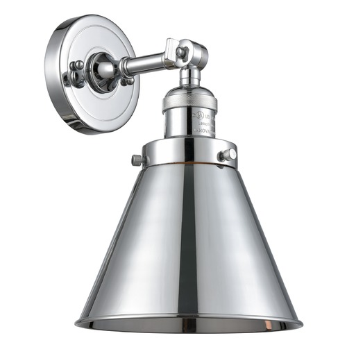 Appalachian Polished Chrome Sconce by Innovations Lighting