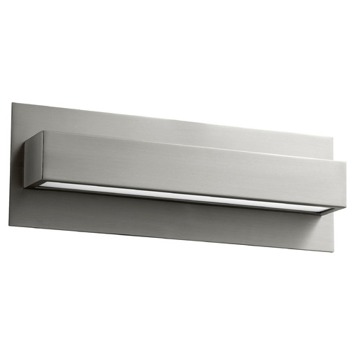 Alcor LED Wall Sconce in Satin Nickel by Oxygen Lighting