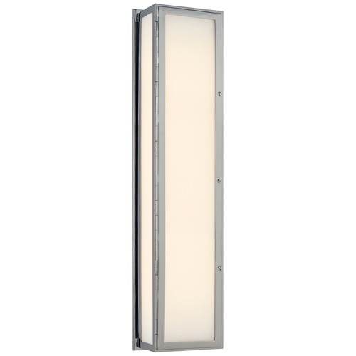 Visual Comfort Signature Collection Thomas OBrien Mercer Long Box Light in Chrome by Visual Comfort Signature TOB2005CH