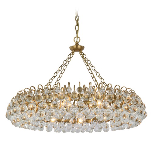 Aerin Bellvale Large Chandelier in Antique Brass by Visual Comfort Signature