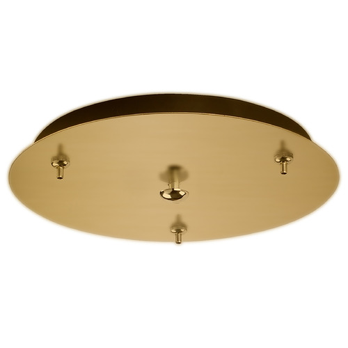 Kuzco Lighting 11-Inch Round Canopy in Brushed Gold by Kuzco Lighting CNP03AC-BG