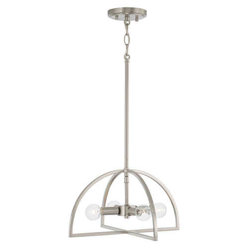 HomePlace by Capital Lighting Lawson Dual Mount Pendant in Nickel by HomePlace by Capital Lighting 248841BN