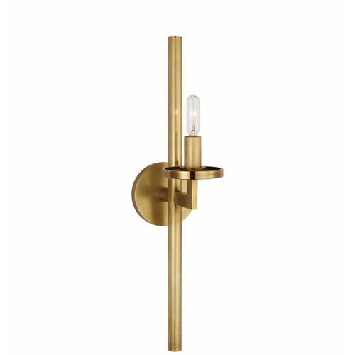 Visual Comfort Signature Collection Kelly Wearstler Liaison Single Sconce in Brass by VC Signature KW2200AB