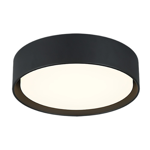 Ezra Matte Black LED Flush Mount by Matteo Lighting