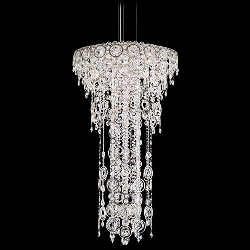 Schonbek Worldwide Lighting Circulus Polished Stainless Steel Pendant Light