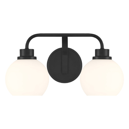 Meridian Matte Black Bathroom Light