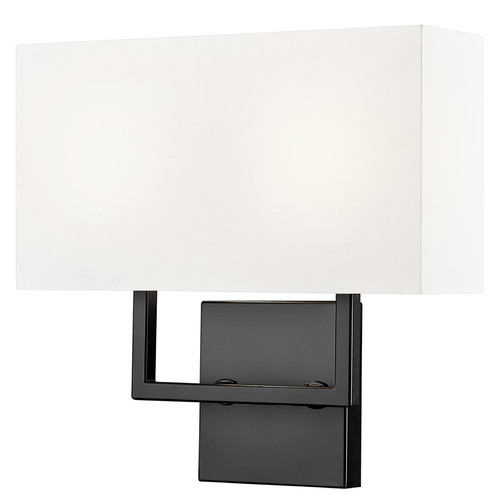Z-Lite Saxon Matte Black Sconce