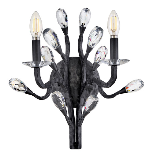 Fredrick Ramond Eve Brushed Graphite LED Sconce
