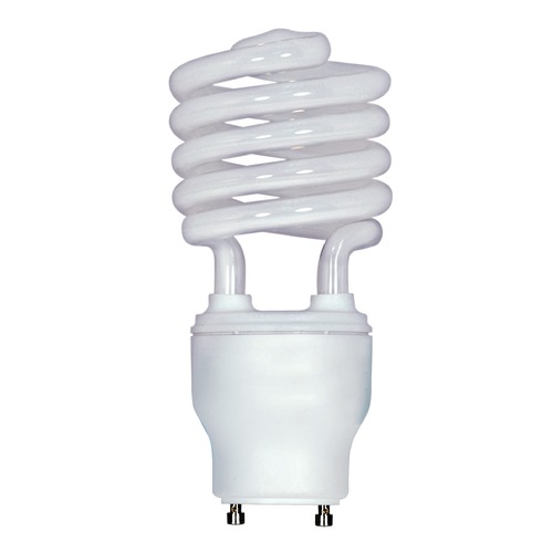 Compact Fluorescent Spiral Light Bulb GU24 Base 2700K by Satco Lighting
