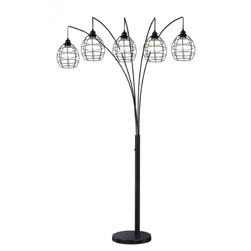 Kaden Copper Bronze Arc Lamp by Lite Source Lighting