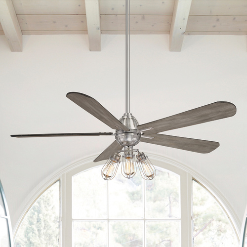 Alva 56-Inch LED Fan in Brushed Nickel by Minka Aire