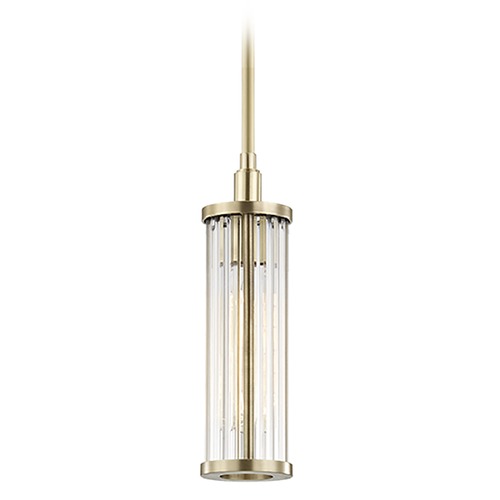 Hudson Valley Lighting Marley Aged Brass Pendant by Hudson Valley Lighting 9120-AGB