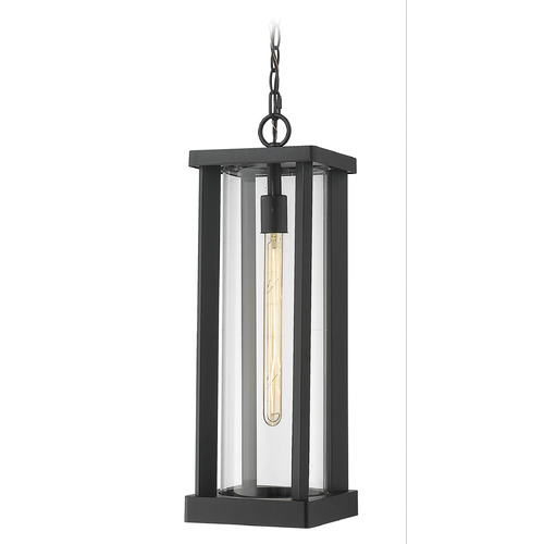 Z-Lite Glenwood Black Outdoor Hanging Light by Z-Lite 586CHB-BK