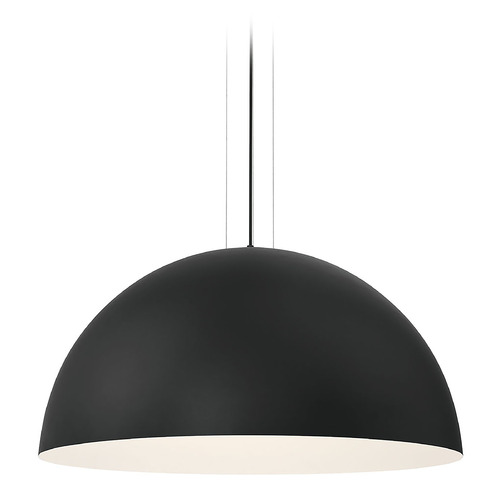 Laverton 36-Inch Dome Pendant in Black & White by Eurofase Lighting