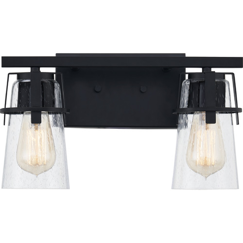 Quoizel Lighting Knox Bathroom Light in Matte Black by Quoizel Lighting KNX8614MBK