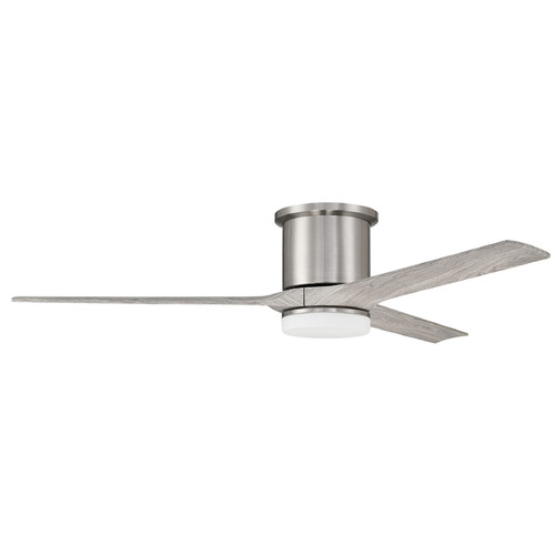 Craftmade Lighting Burke Brushed Polished Nickel LED Ceiling Fan by Craftmade Lighting BRK60BNK3