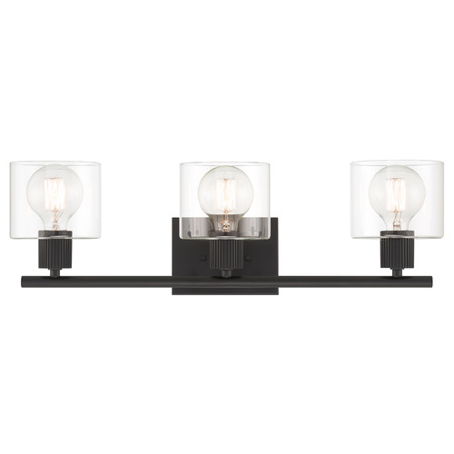Designers Fountain Vibrato Matte Black Bathroom Light