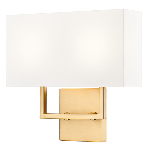 Z-Lite Saxon Olde Brass Sconce