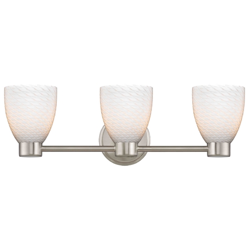 Design Classics Lighting Lighting Aon Fuse Satin Nickel Bathroom Light 1803-09 GL1020MB