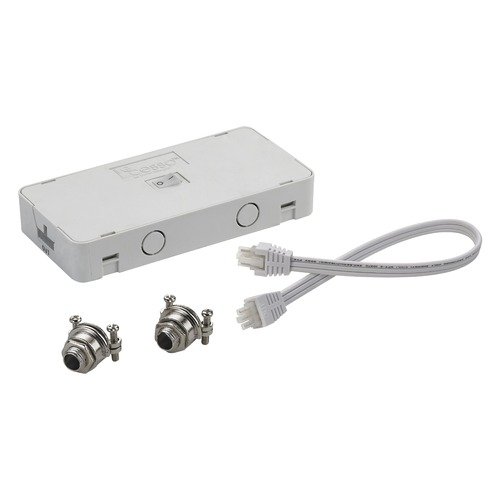 White Wiring Compartment for Recesso Under Cabinet Lights