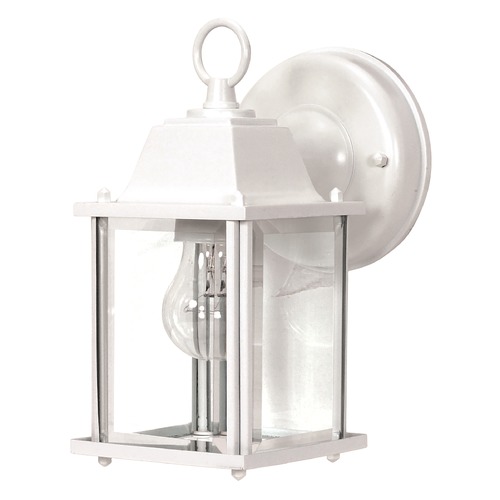 White Outdoor Wall Light by Nuvo Lighting