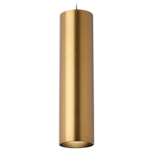 Piper Monopoint Pendant in Aged Brass by Visual Comfort Modern