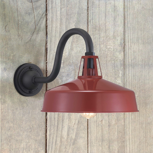 Progress Lighting Cedar Springs Red Outdoor Wall Light by Progress Lighting P560091-039