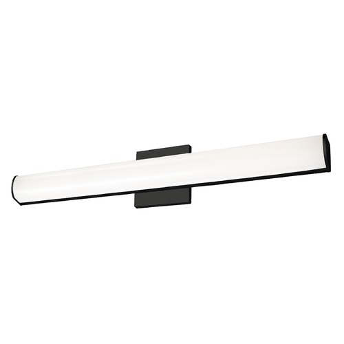 Kuzco Lighting Modern Black LED Bathroom Light with White Shade 3000K 1400LM by Kuzco Lighting VL61224-BK