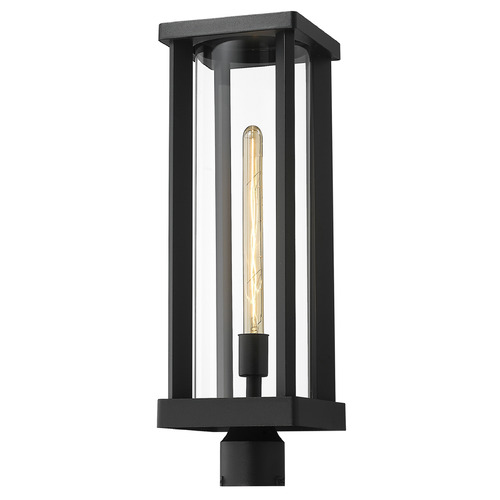 Z-Lite Glenwood Black Post Light by Z-Lite 586PHBR-BK