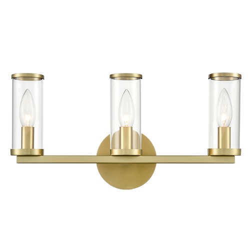 Alora Lighting Revolve Natural Brass Bathroom Light by Alora Lighting WV309033NBCG