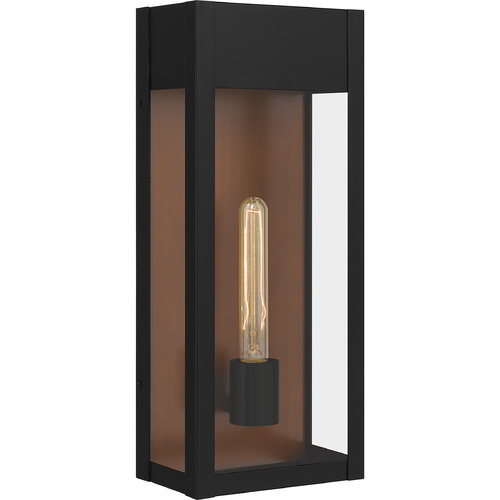 Quoizel Lighting Maren Outdoor Wall Light in Matte Black by Quoizel Lighting MAE8408MBK