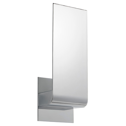 Oxygen Halo Small LED Wall Sconce in Polished Chrome by Oxygen Lighting 3-535-14