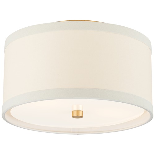 Visual Comfort Signature Collection Kate Spade New York Walker Flush Mount in Gild by Visual Comfort Signature KS4070GL